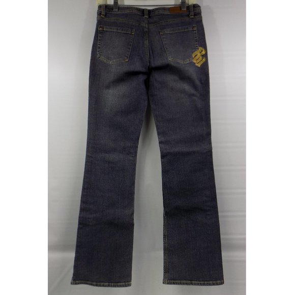Roca Wear Flare Leg Denim Jeans Size 7/8 - Picture 4 of 10